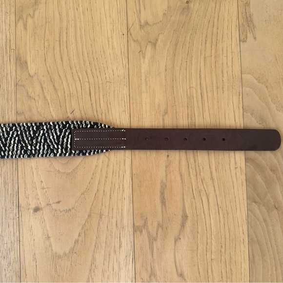 JCREW Woven Fabric and Leather Belt - Picture 6 of 7